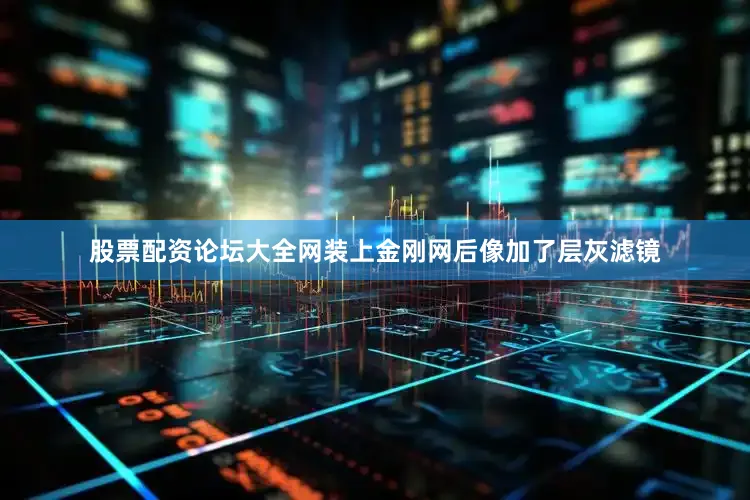 股票配资论坛大全网装上金刚网后像加了层灰滤镜